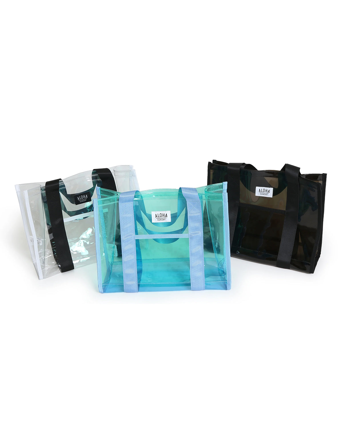AS WAVES CLEAR COLOR TOTE BAG