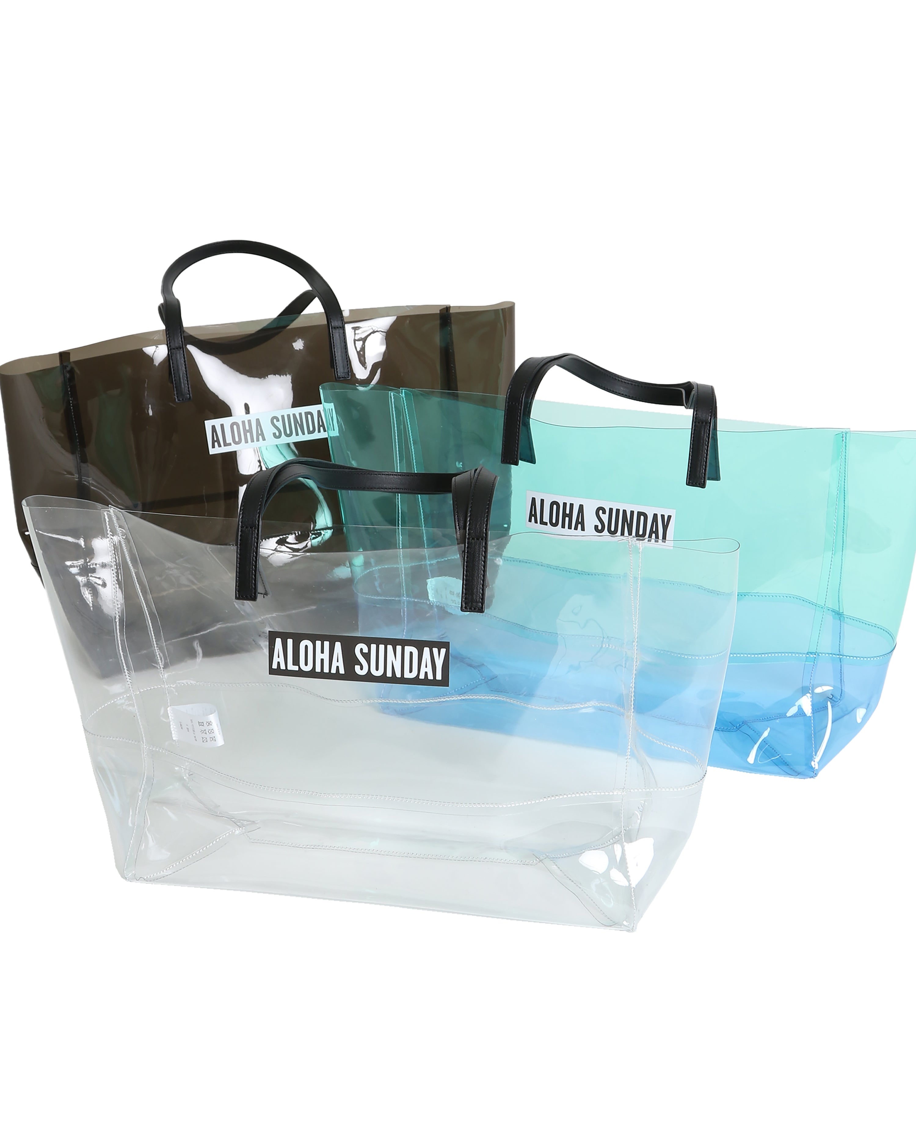 BAR CLEAR COLOR TOTE BAG